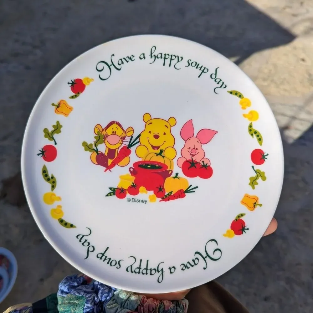 vintage Disney Winnie the pooh soup plate tigger piglet for kids